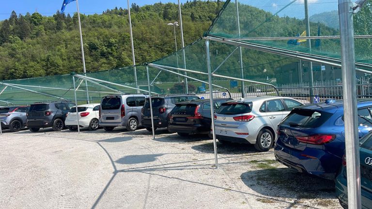 pensilina antigrandine semplice